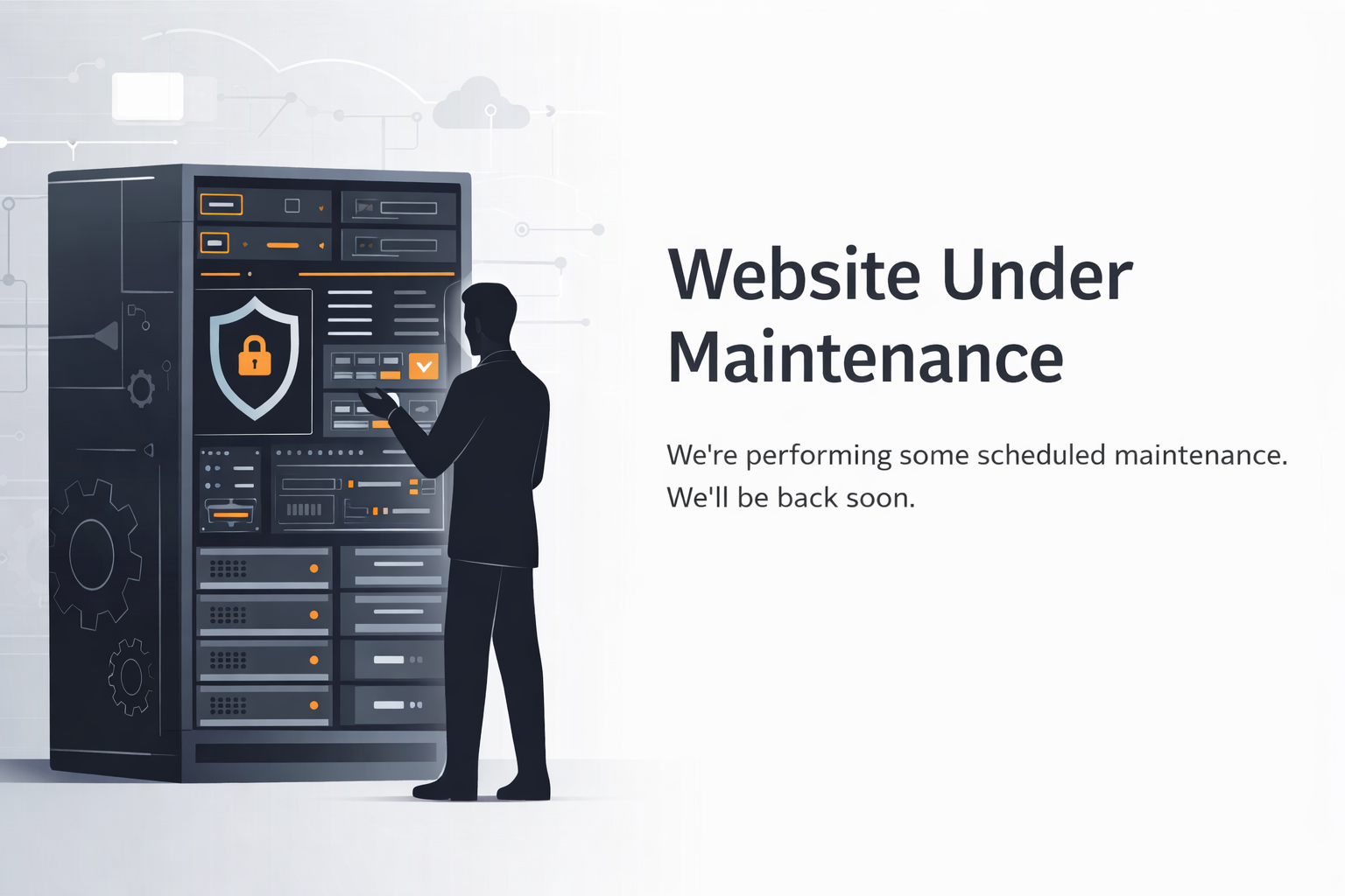 Website under maintenance, D-Tech & Consultancy